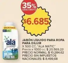 Carrefour Market Ala - jabón líquido para ropa oferta