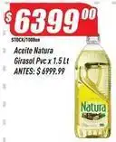 Supermercados Comodin Natura - aceite girasol pvc oferta