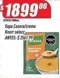 Supermercados Comodin Knorr - sopa casera/crema oferta
