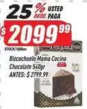 Supermercados Comodin Mama cocina - bizcochuelo chocolate oferta