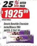 Supermercados Comodin Bonafide - donuts chocolate leche/blanco 78gr oferta