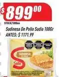 Supermercados Comodin Sadia - sadinesa de pollo oferta