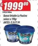 Supermercados Comodin La paulina - queso untable la paulina oferta