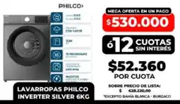 Supermayorista Vital Philco lavarropas inverter silver oferta