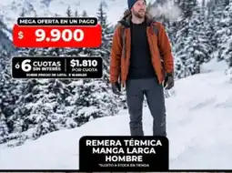 Supermayorista Vital Remera térmica manga larga hombre oferta
