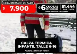 Supermayorista Vital Calza termica infantil oferta