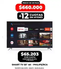 Supermayorista Vital Philips/rca smart tv 55" 4k oferta