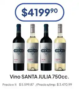 Hergo Santa julia vino oferta