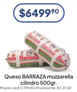 Hergo Barraza queso muzzarela oferta