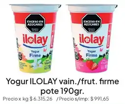 Hergo Ilolay yogur firme oferta