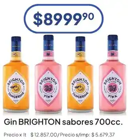 Hergo Brighton gin sabores oferta