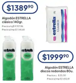 Hergo Estrella algodón clásico oferta