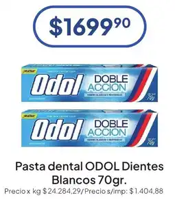 Hergo Odol pasta dental dientes blancos oferta