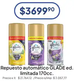 Hergo Glade repuesto automático ed. limitada oferta