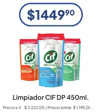 Hergo Cif limpiador dp oferta