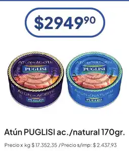 Hergo Puglisi atún ac./natural oferta