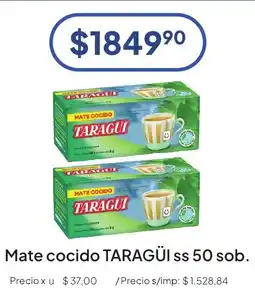 Hergo Taragui mate cocido oferta