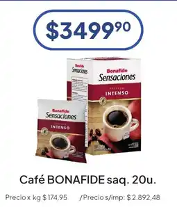 Hergo Bonafide café sensaciones oferta