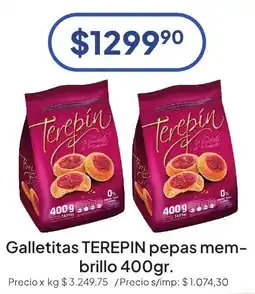 Hergo Terepin galletitas pepas mem-brillo oferta