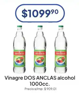 Hergo Dos anclas vinagre alcohol oferta