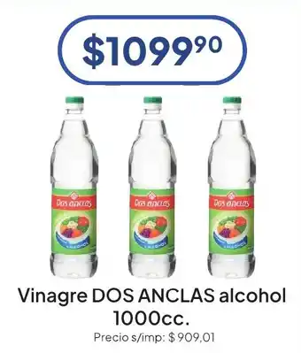 Hergo Dos anclas vinagre alcohol oferta