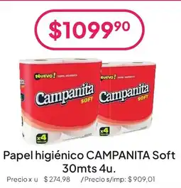 Hergo Campanita papel higiénico soft oferta
