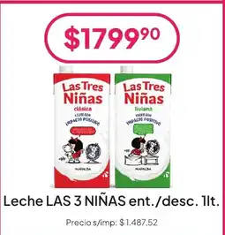 Hergo Las tres niñas leche oferta