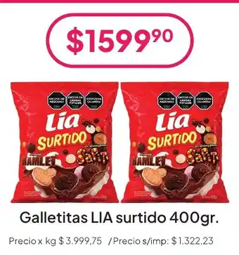 Hergo Lia galletitas surtido oferta