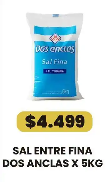 Dos anclas sal fina