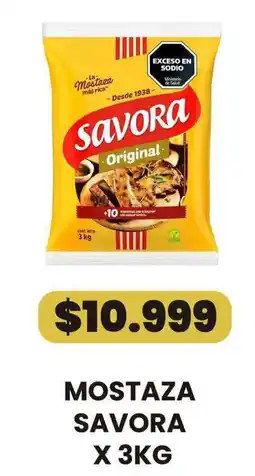 Autoservicio Capo Savora mostaza original oferta