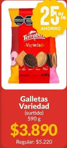 Supermercados Aiello Terrabús galletas variedad oferta
