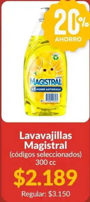 Magistral lavavajillas