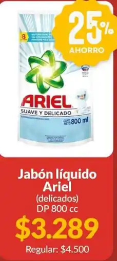 Supermercados Aiello Ariel jabón líquido (delicados) oferta