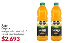 Supermercados Aiello Cepita jugo oferta