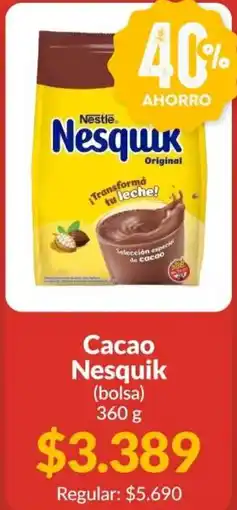 Supermercados Aiello Nesquik cacao oferta