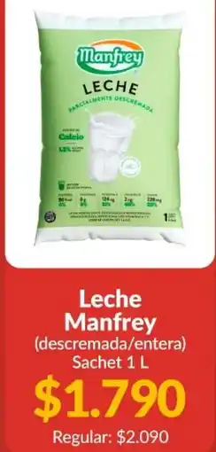 Supermercados Aiello Manfrey leche oferta