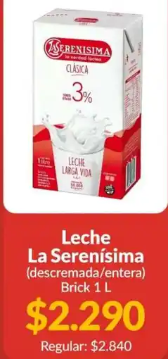Supermercados Aiello La serenisima leche oferta
