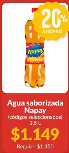 Supermercados Aiello Napay agua saborizada manzana oferta