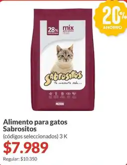Supermercados Aiello Sabrositos alimento para gatos oferta