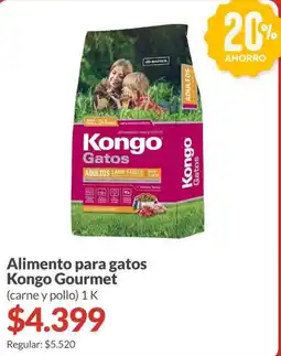 Supermercados Aiello Kongo Gourmet Alimento para gatos oferta