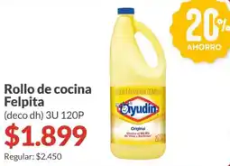 Supermercados Aiello Felpita rollo de cocina oferta