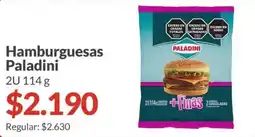 Supermercados Aiello Paladini hamburguesas oferta