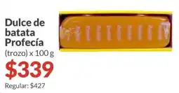 Supermercados Aiello Profecía dulce de batata oferta