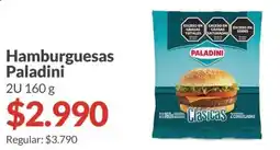 Supermercados Aiello Paladini hamburguesas oferta