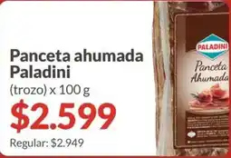 Supermercados Aiello Paladini panceta ahumada oferta