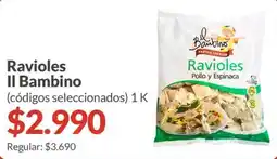 Supermercados Aiello Il Bambino ravioles oferta