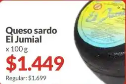 Supermercados Aiello El jumial queso sardo oferta