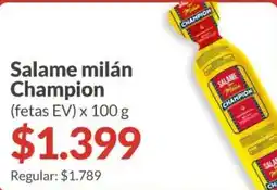 Supermercados Aiello Salame milán Champion oferta