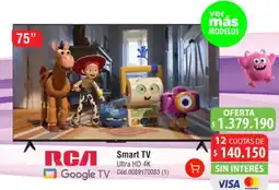 Casa Silvia Rca smart tv ultra hd 4k oferta