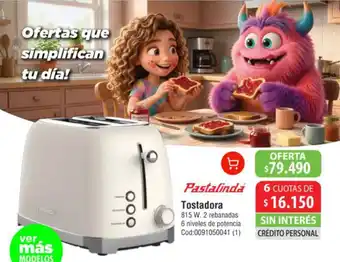 Pastalinda tostadora